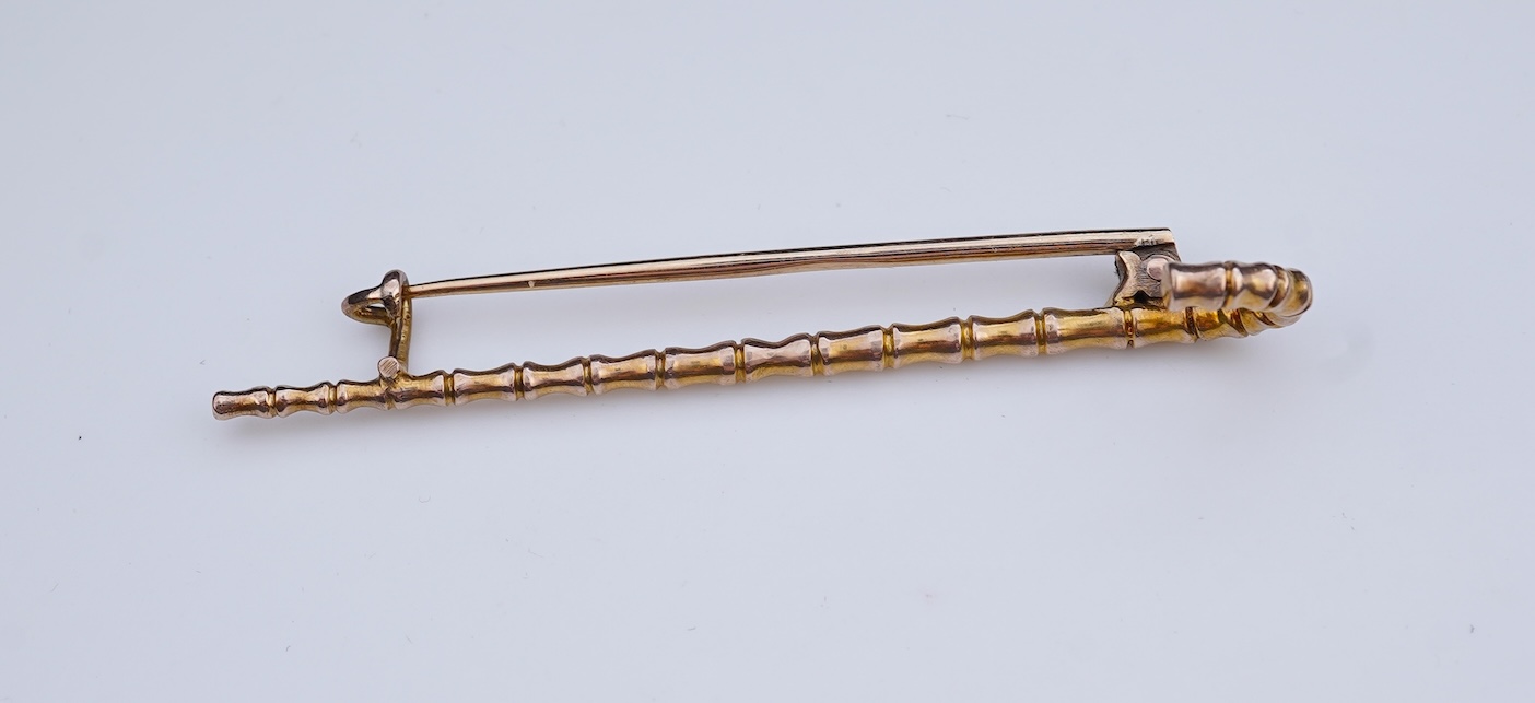 A collection of four tie pins, circa 1900